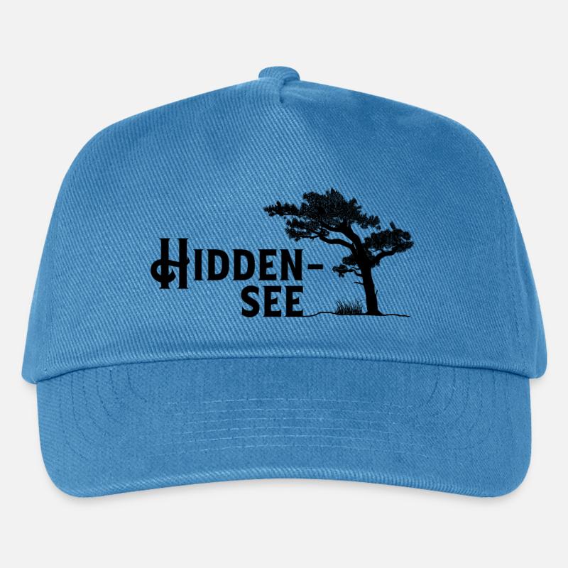 Hiddensee, Perle der Ostsee - Kinder Basecap - Pfauenblau
