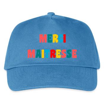 GELIEBTE. VIELEN DANK. DANKE HERRIN - Kinder Basecap - Pfauenblau - Vorne
