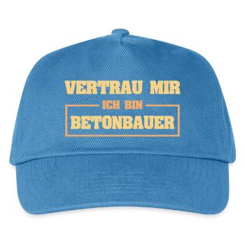 Occupation Concrete Worker - Kids’ Baseball Cap - peacock-blue - Front