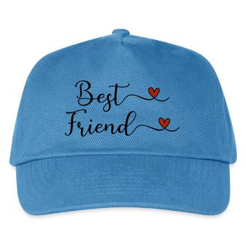 Best Friend - Kids’ Baseball Cap - peacock-blue - Front