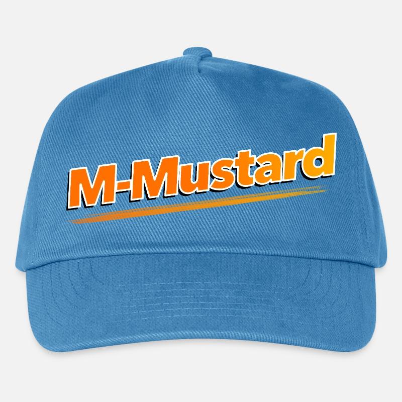M-Senf - Kinder Basecap - Pfauenblau