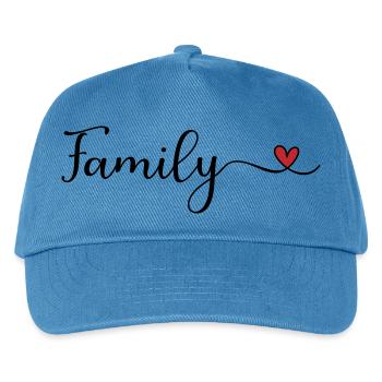 Family - Kids’ Baseball Cap - peacock-blue - Front
