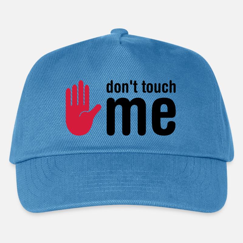 don't touch me - Kinder Basecap - Pfauenblau
