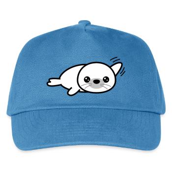 Phoque - Casquette de baseball Enfant - bleu paon - Devant