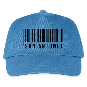 San Antonio Barcode - Kinder Basecap - Pfauenblau - Vorne