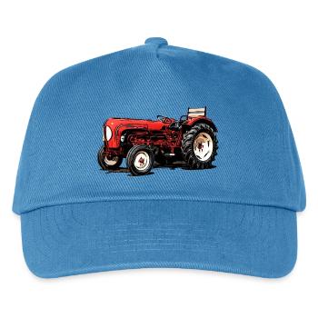 Traktor Standard Star 219 - Kinder Basecap - Pfauenblau - Vorne
