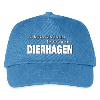 Therapy DIERHAGEN - Kids’ Baseball Cap - peacock-blue - Front