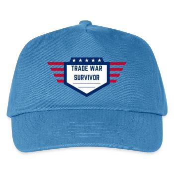 Trade War Survivor - US Edition - Kinder Basecap - Pfauenblau - Vorne