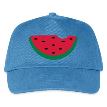 melon - Kids’ Baseball Cap - peacock-blue - Front