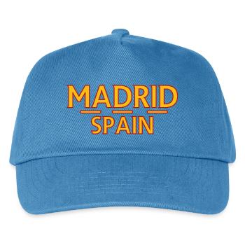 Madrid – Spanien - Kinder Basecap - Pfauenblau - Vorne