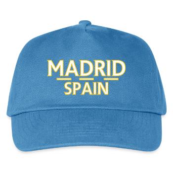 Madrid – Spanien - Kinder Basecap - Pfauenblau - Vorne