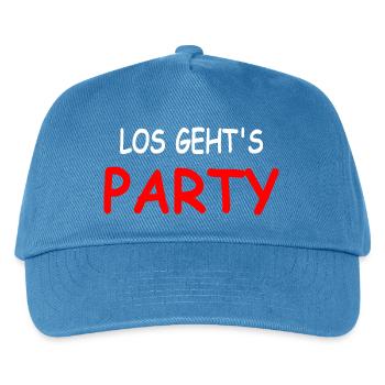 Party - Kinder Basecap - Pfauenblau - Vorne