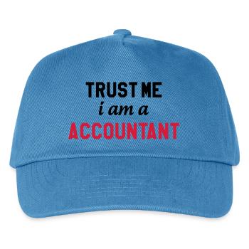 comptable / comptabilité / argent / Finance / Euro - Casquette de baseball Enfant - bleu paon - Devant