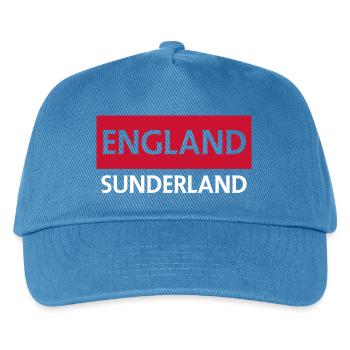 England City Skyline with Lens Effect - Kids’ Baseball Cap - peacock-blue - Front