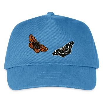Papillons : La carte de la campagne - Casquette de baseball Enfant - bleu paon - Devant
