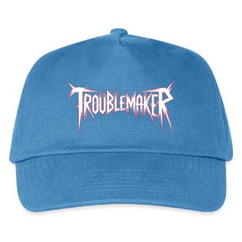 Troublemaker Frechdachs Rabauke Geschwister Kinder - Kinder Basecap - Pfauenblau - Vorne