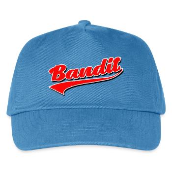 bandit dieb crime criminal aufkleber hooligan gang - Kinder Basecap - Pfauenblau - Vorne
