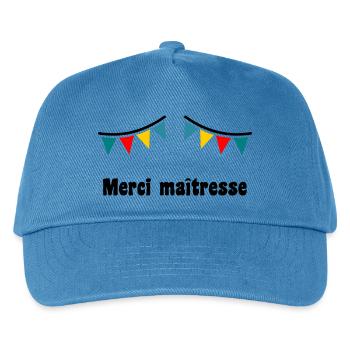 THANK YOU. MISTRESS. THANK YOU MISTRESS. MISTRESS - Kids’ Baseball Cap - peacock-blue - Front