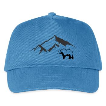 Monts Bear - Casquette de baseball Enfant - bleu paon - Devant