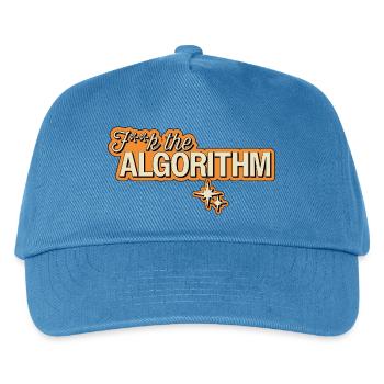 Fk the Algorithm – Digitale Rebellion - Kinder Basecap - Pfauenblau - Vorne