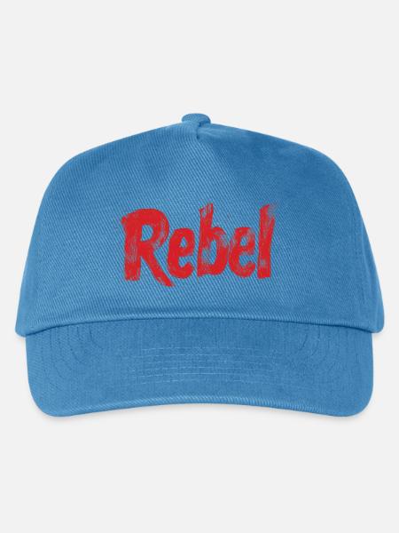 Rebellieren - Kinder Basecap - Pfauenblau