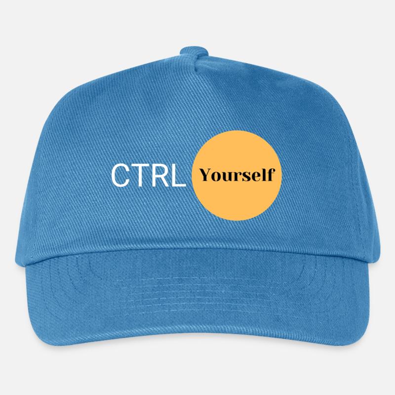 CTRL Vous-même - Casquette de baseball Enfant - bleu paon