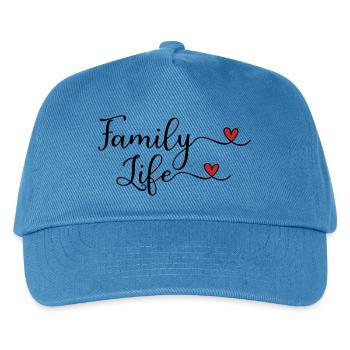 Family - Kids’ Baseball Cap - peacock-blue - Front