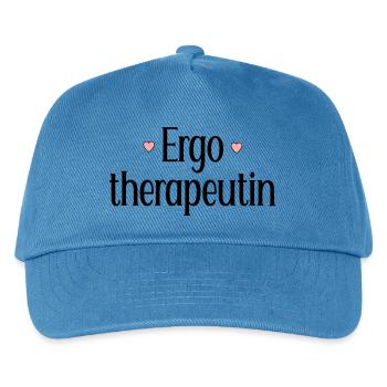 Ergotherapeutin - Kinder Basecap - Pfauenblau - Vorne