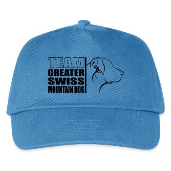 TEAM Greater Swiss Mountain Dog Dogs Wilsigns - Kids’ Baseball Cap - peacock-blue - Front
