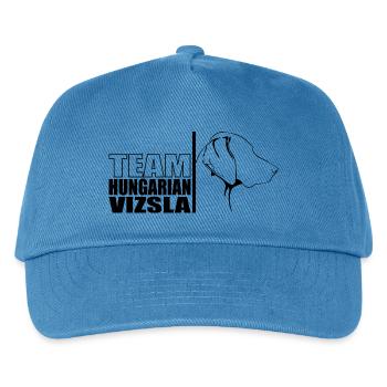 TEAM Hungarian Vizsla Dog Dog Wilsigns - Kids’ Baseball Cap - peacock-blue - Front