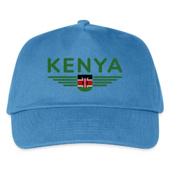 Nairobi Design für Kenia-Liebhaber - Kinder Basecap - Pfauenblau - Vorne