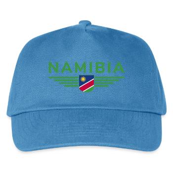 Namibia T-Shirt for Fans and Travelers - Kids’ Baseball Cap - peacock-blue - Front