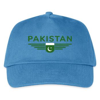 Pakistan Design – Proud of the homeland - Kids’ Baseball Cap - peacock-blue - Front