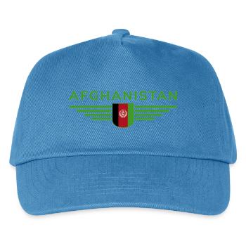 Afghanistan Design – Pride and Culture - Kids’ Baseball Cap - peacock-blue - Front