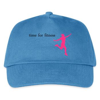 fitness - Kids’ Baseball Cap - peacock-blue - Front