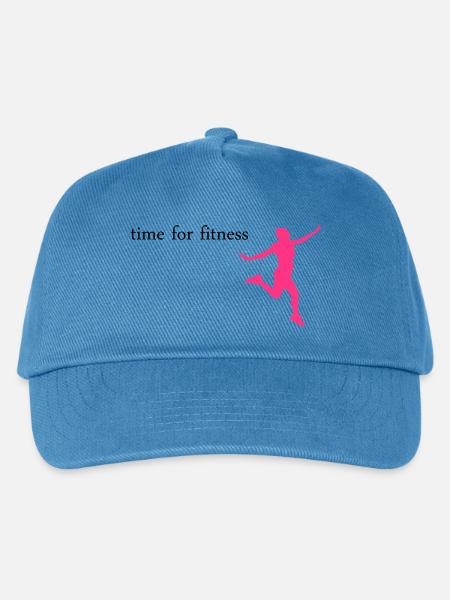 fitness - Kinder Basecap - Pfauenblau