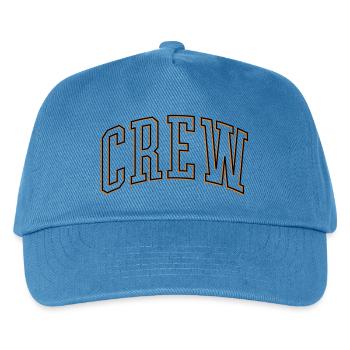 Crew Outline - Kids’ Baseball Cap - peacock-blue - Front