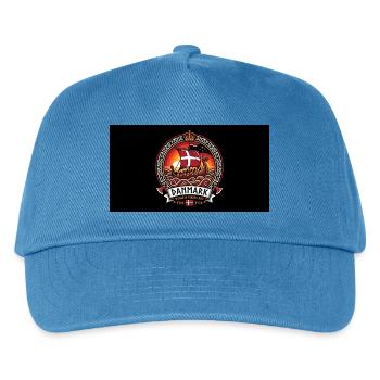 Danmark Viking Coast Heritage - Kinder Basecap - Pfauenblau - Vorne