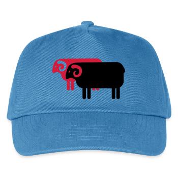 Heidschnucken Lüneburger Heide - Kinder Basecap - Pfauenblau - Vorne