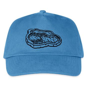 Saftiges Steak blutig Grillmeister - Kinder Basecap - Pfauenblau - Vorne