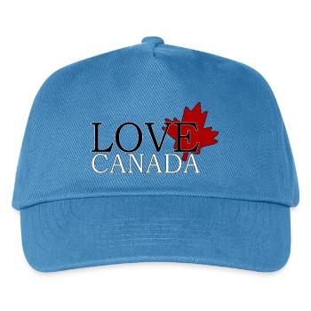 Amour canada - Casquette de baseball Enfant - bleu paon - Devant