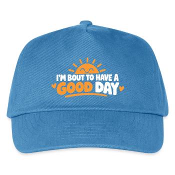 Guten Tag Sonnenaufgangs-Jubel - Kinder Basecap - Pfauenblau - Vorne