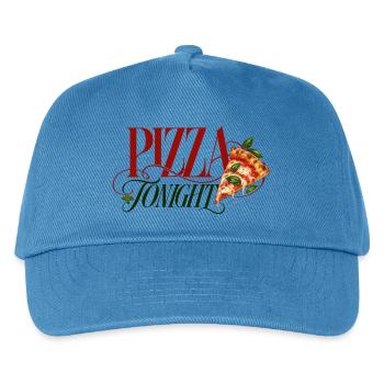 Pizza Tonight Pizza Slice - Kinder Basecap - Pfauenblau - Vorne