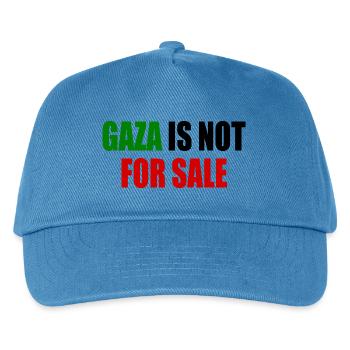 gaza is not for sale - Kids’ Baseball Cap - peacock-blue - Front
