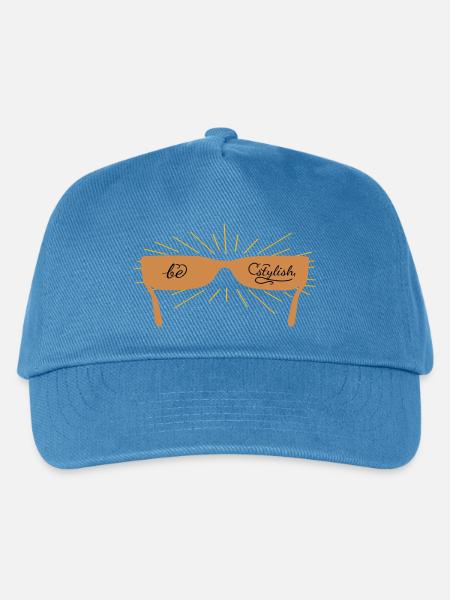 be stylish mit einer Sonnenbrille - Kinder Basecap - Pfauenblau