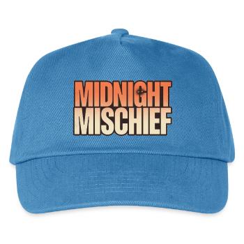 Halloween-Unfug – Mitternachts-Unfug - Kinder Basecap - Pfauenblau - Vorne