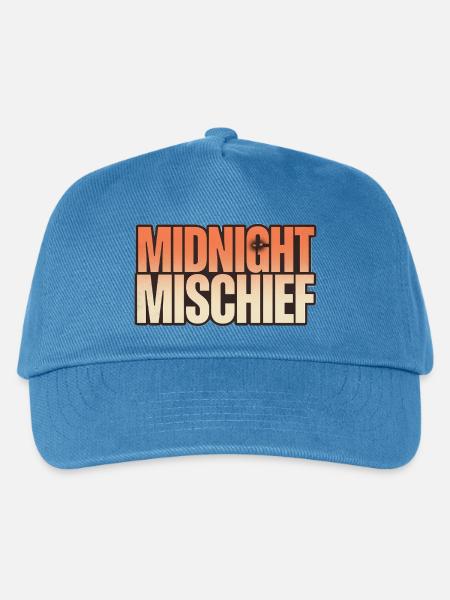 Halloween-Unfug – Mitternachts-Unfug - Kinder Basecap - Pfauenblau