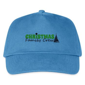 Christmas Family Crew - Kids’ Baseball Cap - peacock-blue - Front