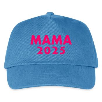Mama 2025 - Kids’ Baseball Cap - peacock-blue - Front