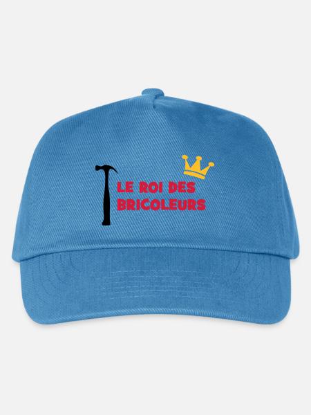 Der König der Heimwerker - Kinder Basecap - Pfauenblau